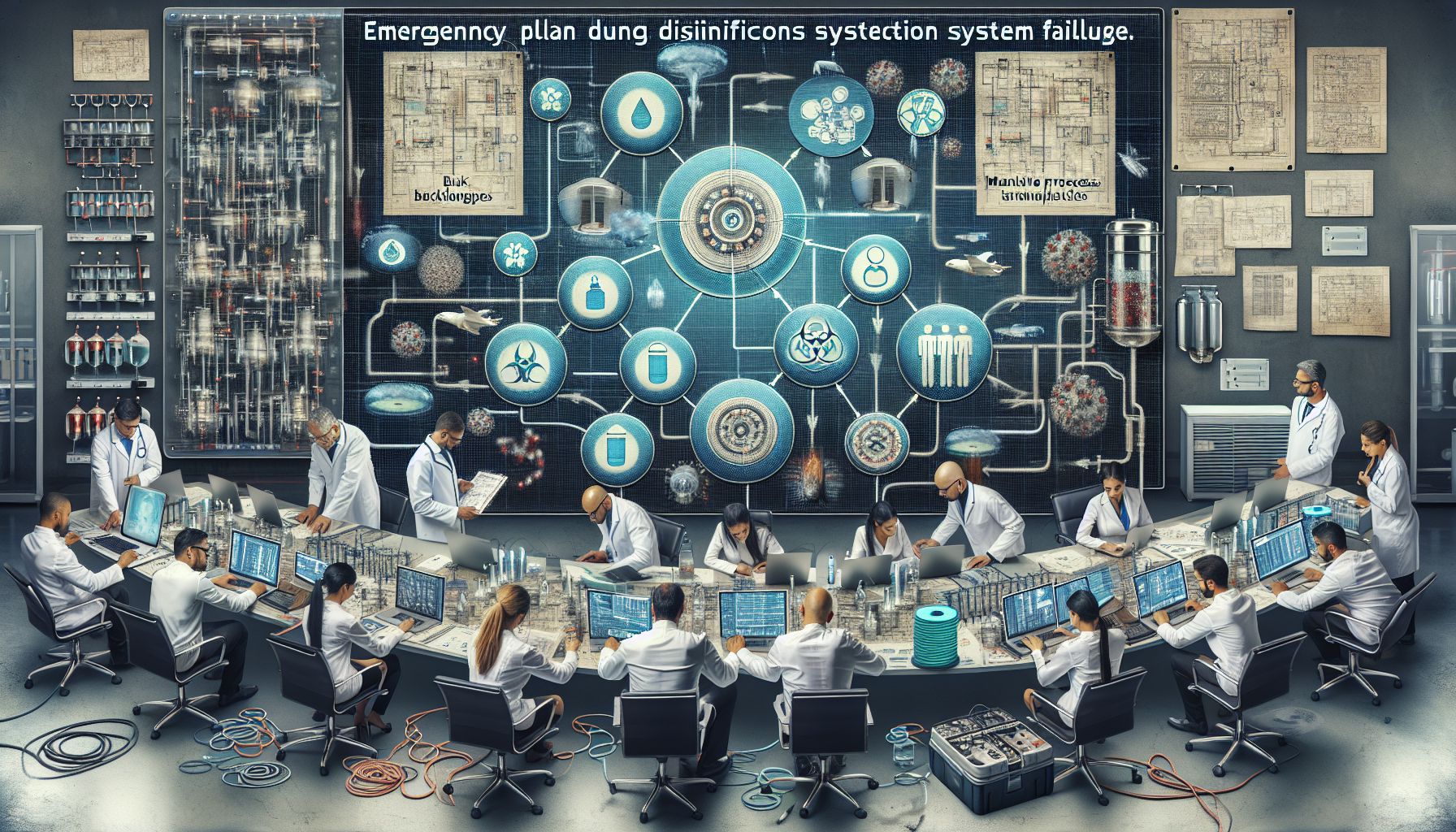 Emergency planning for disinfection system failures